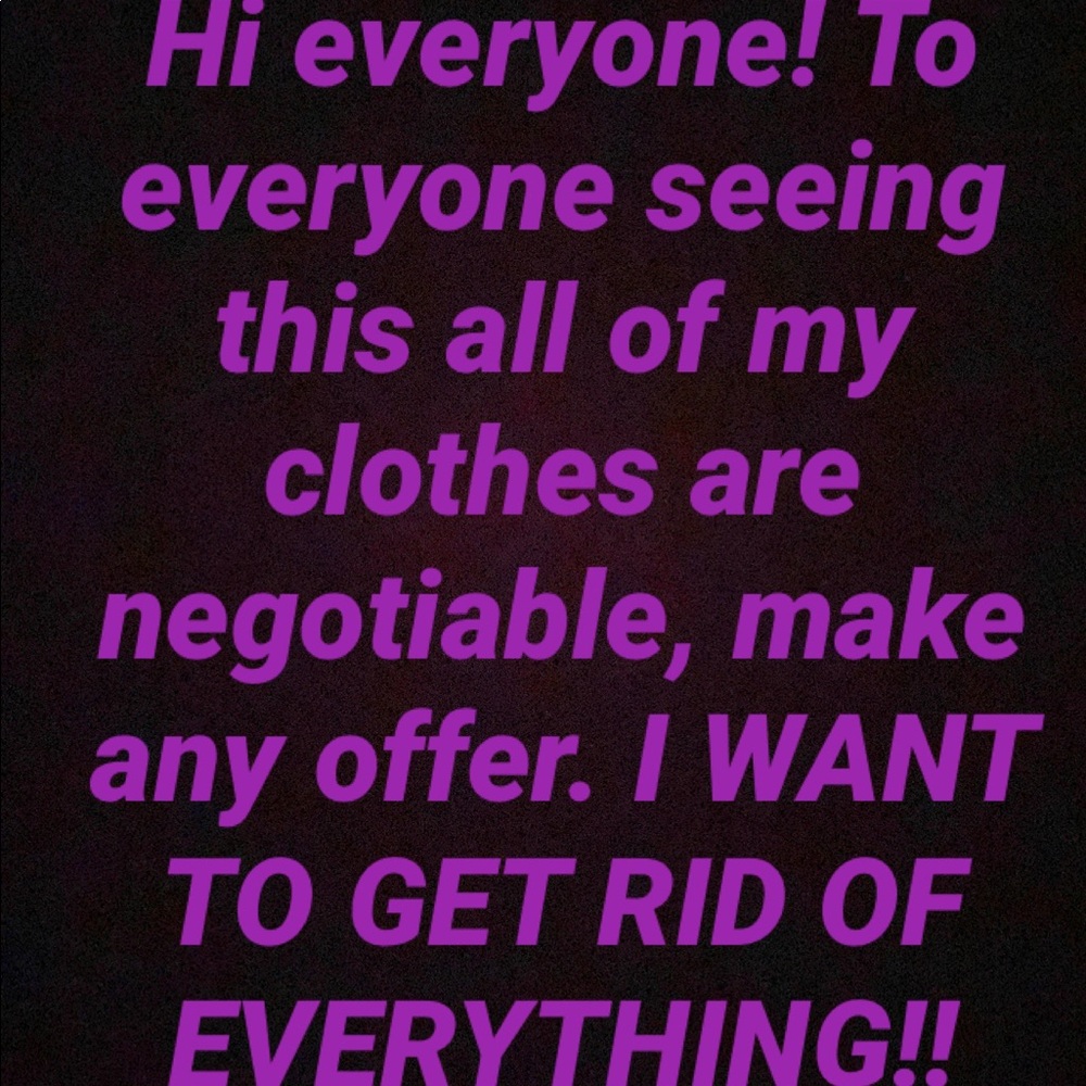 Hi, im moving and need to get rid of clothes